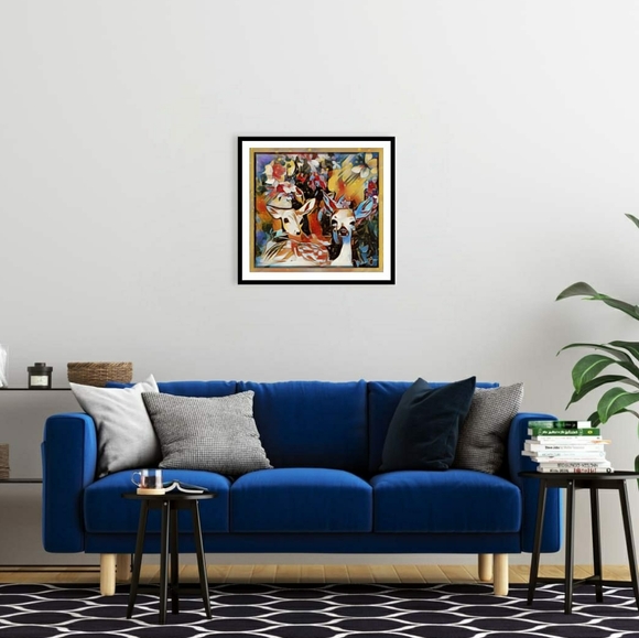 "Mosaic Meadow" Original Digi-impresionism By MalloryJane. 16"x18" Option Avail - Picture 7 of 7